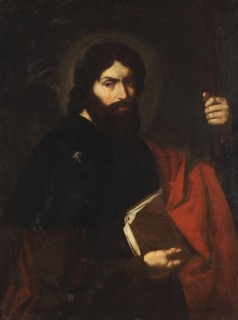 Apostle Saint James the Great. Artist: Ribera, José, de (1591-1652)