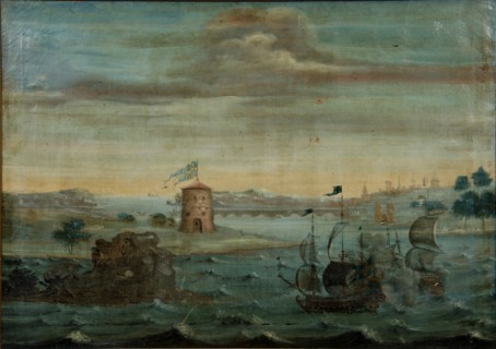 The Siege of Vyborg, 1710s. Artist: Anonymous