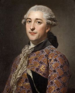 Portrait of Prince Vladimir Borisovich Golitsyn (1731-1799), 1762. Artist: Roslin, Alexander (1718-1793)