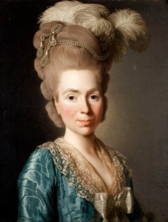Portrait of Princess Natalya Petrovna Galitzine (1741-1837), 1777. Artist: Roslin, Alexander (1718-1793)