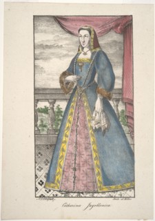 Catherine Jagellon. Artist: Löwstädt, Carl Theodor (active Early 19th cen.)
