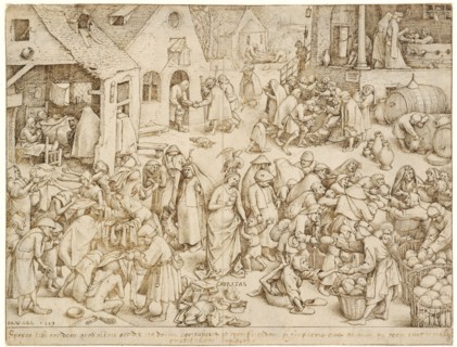 Caritas (Charity), 1559. Artist: Bruegel (Brueghel), Pieter, the Elder (ca 1525-1569)