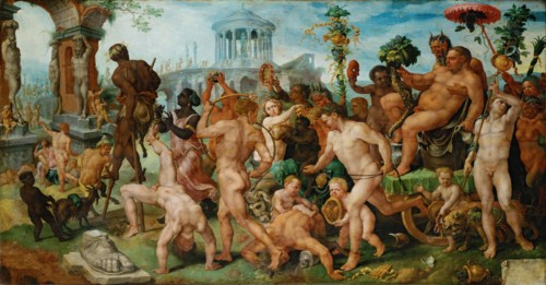The Triumphal Procession of Bacchus, c. 1536. Artist: Heemskerck, Maarten Jacobsz, van (1498-1574)