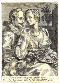 Smell (From the series The Five Senses). Artist: Saenredam, Jan (1565-1607)