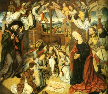 The Adoration of the Shepherds, c. 1500. Artist: Bouts, Aelbrecht (1451/54-1549)