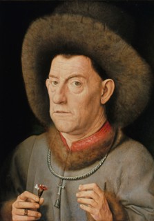 Man with pinks, c. 1510. Artist: Eyck, Jan van (1390-1441)