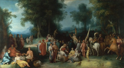 The Preaching of Saint John the Baptist, 1602. Artist: Haarlem, Cornelis Cornelisz., van (1562-1638)
