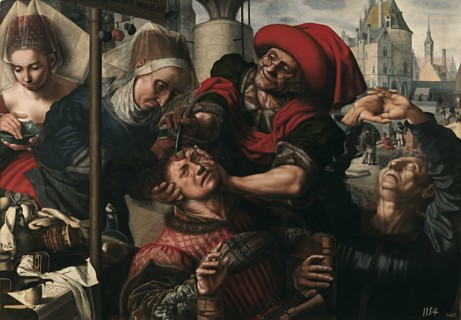 Surgery, 1550-1555. Artist: Hemessen, Jan Sanders, van (c. 1500-c. 1566)