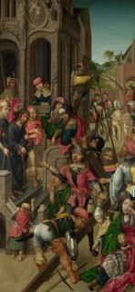 Christ presented to the People (Triptych: Scenes from the Passion of Christ, left panel), c. 1510. Artist: Master of Delft (active Early 16th cen.)