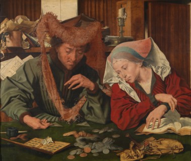 The Moneylender and his Wife, 1539. Artist: Reymerswaele, Marinus Claesz, van (ca. 1490-after 1567)