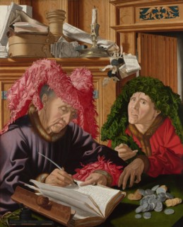 Two Tax Gatherers, c.1540. Artist: Reymerswaele, Marinus Claesz, van (ca. 1490-after 1567)