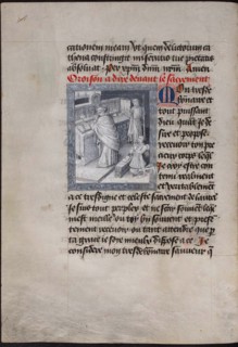 Holy Mass with Philip the Good. (The Book of Hours of Philip of Burgundy), ca 1455. Artist: Tavernier, Jean (active 1434-1460)