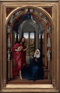 The Altar of Our Lady (Miraflores Altar), c. 1440. Artist: Weyden, Rogier, van der (ca. 1399-1464)