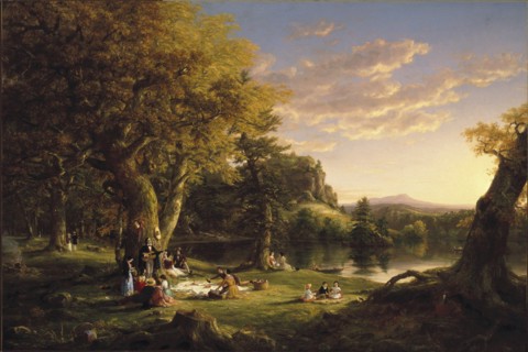 The Pic-Nic, 1846. Artist: Cole, Thomas (1801-1848)