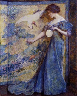 The Mirror, c. 1910. Artist: Reid, Robert (1862-1929)