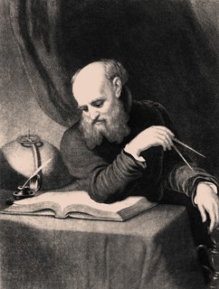 Galileo Galilei, 1852. Artist: Sartain, Samuel (1830-1906)