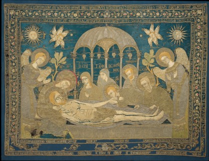 The Entombment (Altar embroidery), 1682. Artist: Anonymous