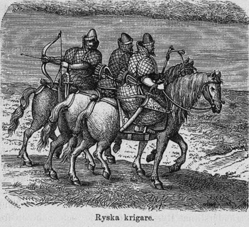 Russian warriors, c. 1620. Artist: Anonymous
