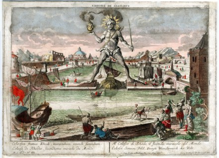 The Colossus of Rhodes, 1760. Artist: Anonymous