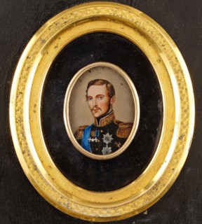 Portrait of Emperor Alexander II (1818-1881), 1840s. Artist: Anonymous