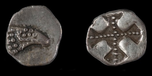 Emporiae coin, 475-450 BC. Artist: Numismatic, Ancient Coins