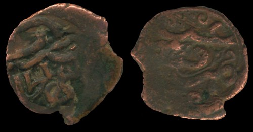 Coins of Uzbeg Khan, ca 1320. Artist: Numismatic, Ancient Coins