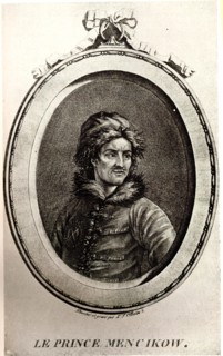 Portrait of Prince Alexander Danilovich Menshikov (1673-1729). Artist: Anonymous