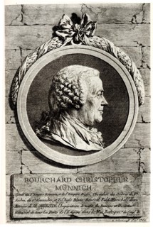 Portrait of Count Burkhard Christoph von Münnich (1683-1767). Artist: Anonymous