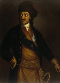 Portrait of Emperor Peter I the Great (1672-1725), Early 18th cen.. Artist: Anonymous