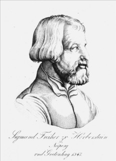 Portrait of Baron Sigmund von Herberstein, Ambassador in Poland and Russia, 1547. Artist: Anonymous
