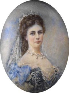 Portrait of Elisabeth of Bavaria, c. 1900. Artist: Anonymous
