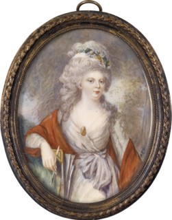 Portrait of Empress Maria Feodorovna (Sophie Dorothea of Württemberg) (1759-1828), Early 19th cen.. Artist: Anonymous