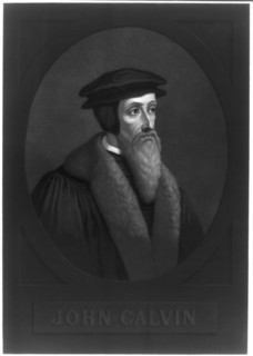 Portrait of John Calvin (1509-1564), Early 19th cen.. Artist: Anonymous