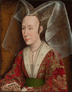 Portrait of Isabella of Portugal, wife of Philip III Duke of Burgundy (1397-1471), ca 1450-1475. Artist: Weyden, Rogier, van der (ca. 1399-1464)
