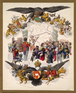 The Congress of Vienna (Caricature), 1815. Artist: Anonymous