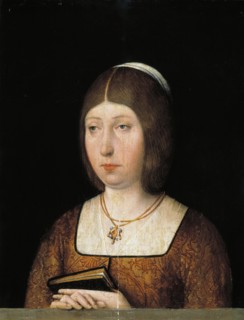 Queen Isabella I of Castile, c. 1490. Artist: Anonymous