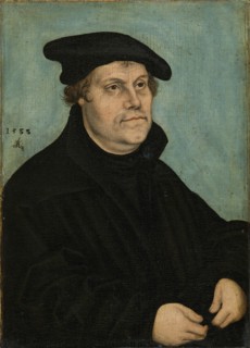Martin Luther (1483-1546) at the Age of 50, 1533. Artist: Cranach, Lucas, the Elder (1472-1553)