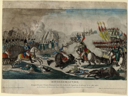The Battle of Lützen, 1813. Artist: Anonymous