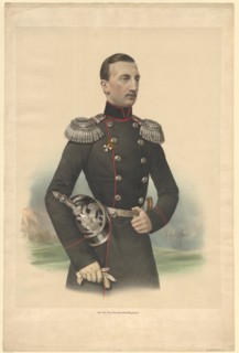 Portrait of Grand Duke Nikolai Nikolayevich of Russia (1831?1891), 1860. Artist: Anonymous