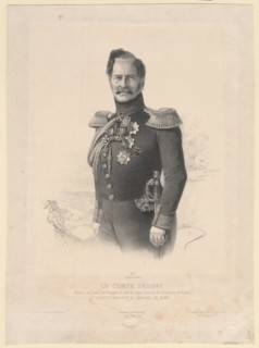 Portrait of Count Alexey Fyodorovich Orlov (1787-1862). Artist: Lemercier, Joseph (1803-1887)