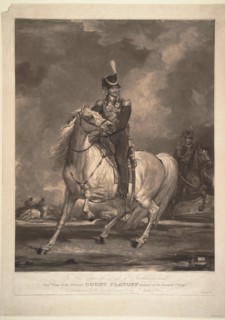 Portrait of Count Matvei Ivanovich Platov (1757-1818), 1815. Artist: Phillips, Thomas (1770-1845)