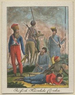 Imperial Russian Cossacks, 1799. Artist: Anonymous