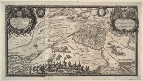 The Siege of Riga by the Russian Army under Tsar Alexei Mikhailovich in 1656, 1656. Artist: Pérelle, Adam (1638-1695)