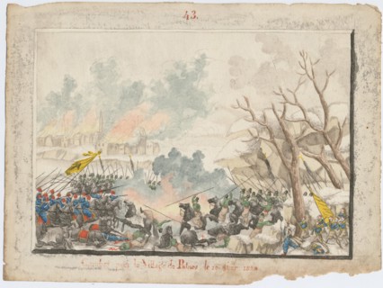 The Battle of Patnos on October 1828, 1829. Artist: Anonymous