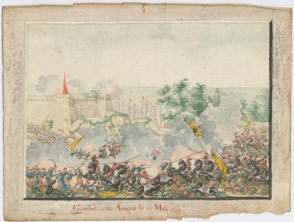The Capture of the Anapa fortress on June 23, 1828, 1829. Artist: Anonymous