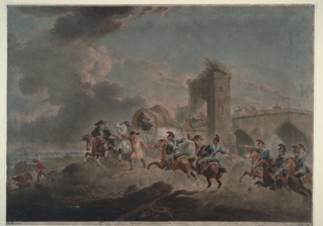 Smugglers attacked, 1795-1798. Artist: Bourgeois, Sir Peter Francis (1756-1811)