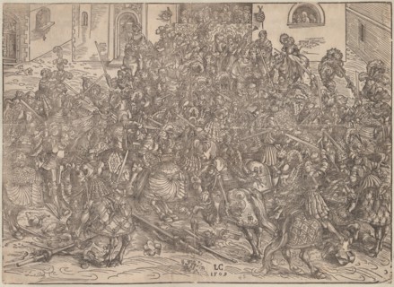 Tournament, 1509. Artist: Cranach, Lucas, the Elder (1472-1553)