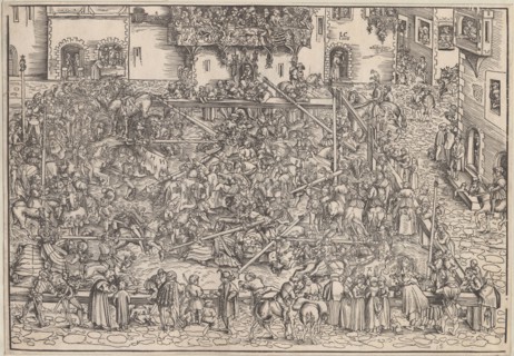 Tournament, 1509. Artist: Cranach, Lucas, the Elder (1472-1553)