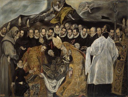 The Burial of the Count of Orgaz (lower part), ca 1625. Artist: El Greco, (Copy)
