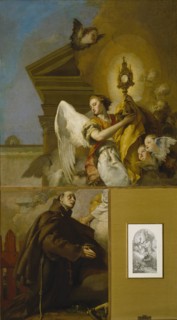 The Vision of Saint Paschal Baylon, 1767-1769. Artist: Tiepolo, Giambattista (1696-1770)